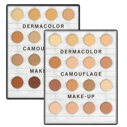 Kryolan Dermacolor Camouflage Creme Mini - Palette 16 Colors - Light to Medium - Beautifox