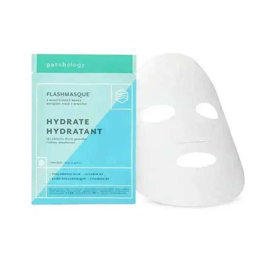 FlashMasque Hydrate 5 Minute Sheet Mask - Beautifox