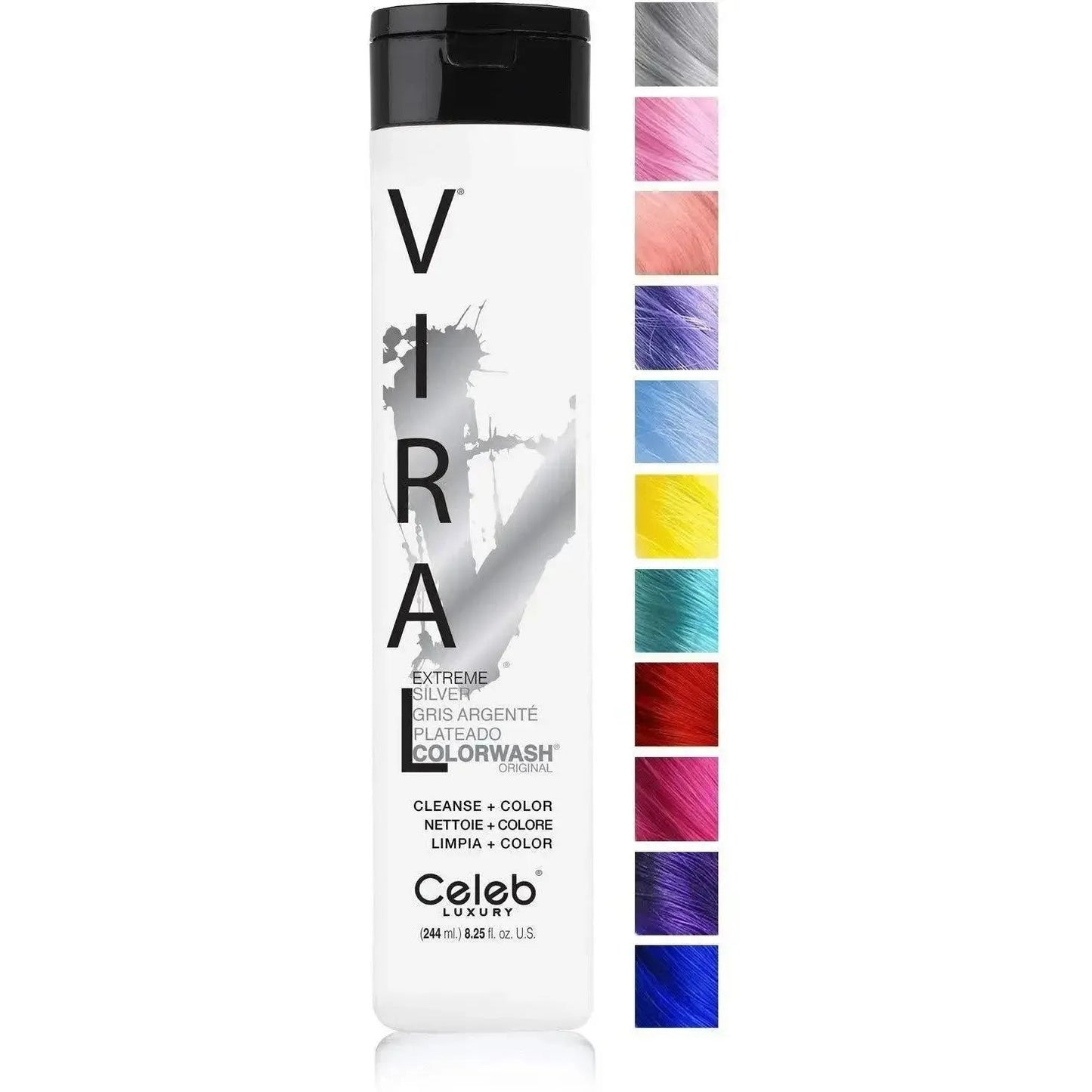 Celeb Luxury Viral Pastel Silver Colorwash Shampoo - Beautifox