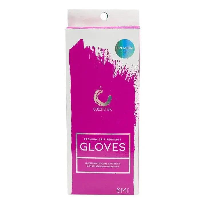 Colortrak Black Premium Reusable Latex Gloves - Beautifox