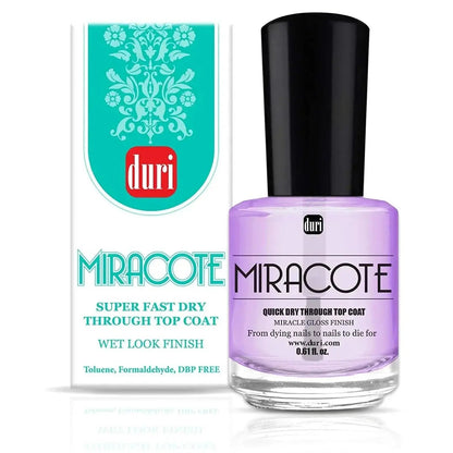 Duri Miracote Quick Dry Through Top Coat - Beautifox