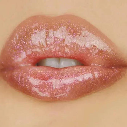 Hustle Sheer Pink With Iridescent Glitter Lip Gloss - Beautifox