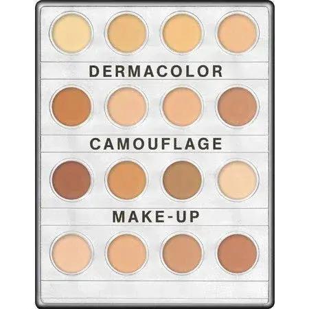 Kryolan Dermacolor Camouflage Creme Mini - Palette 16 Colors - Light to Medium - Beautifox