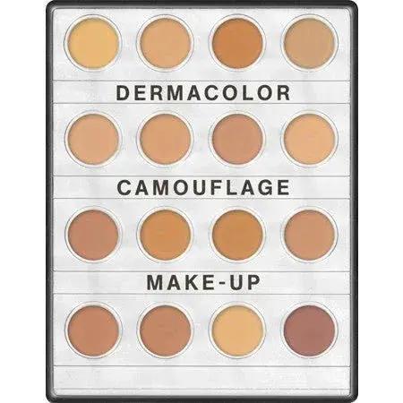 Kryolan Dermacolor Camouflage Creme Mini - Palette 16 Colors - Medium Nr. 1/D1 - Beautifox
