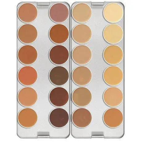 Kryolan Dermacolor Camouflage Creme Palette 24 Colors - Beautifox