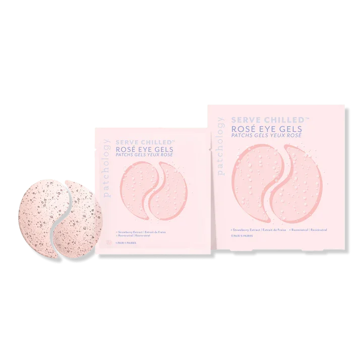 Serve Chilled Rosé Hydrating Eye Gels - Beautifox