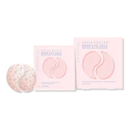 Serve Chilled Rosé Hydrating Eye Gels - Beautifox