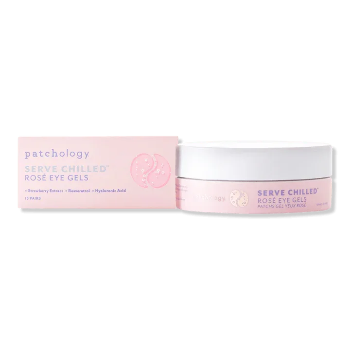 Serve Chilled Rosé Hydrating Eye Gels - Beautifox