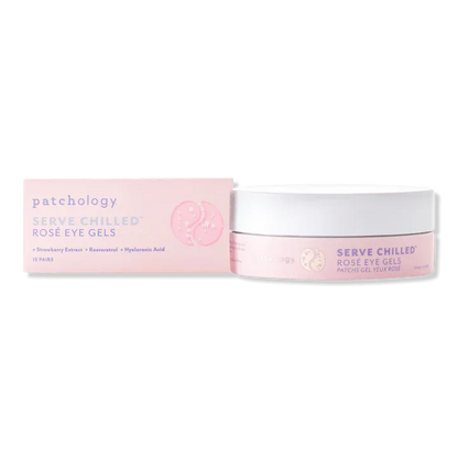 Serve Chilled Rosé Hydrating Eye Gels - Beautifox